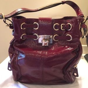 Jimmy Choo : Handbag Day Burgundy